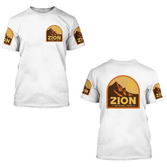 zion national park 3D T Shirts