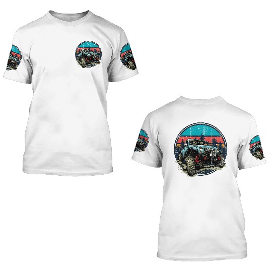 Jeep Offroad 3D T Shirts
