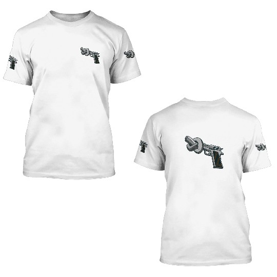 Science Gun Control 3D T Shirts