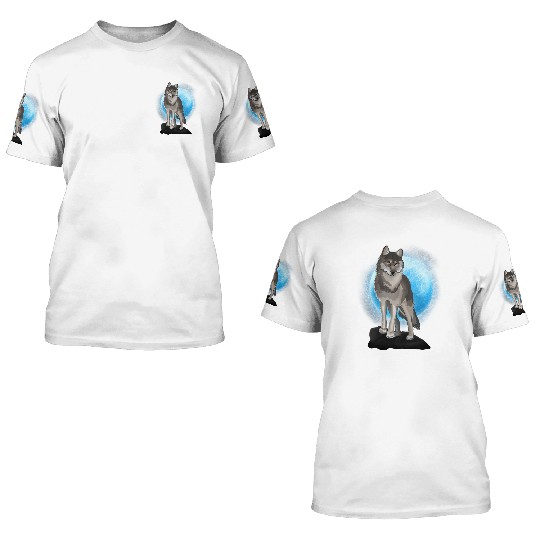 Wolf 3D T Shirts