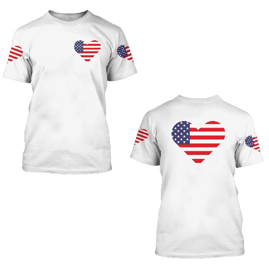 American Flag 3D T Shirts