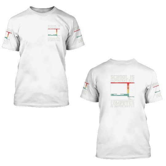 Computer Programmer Computer Science 3D T Shirts