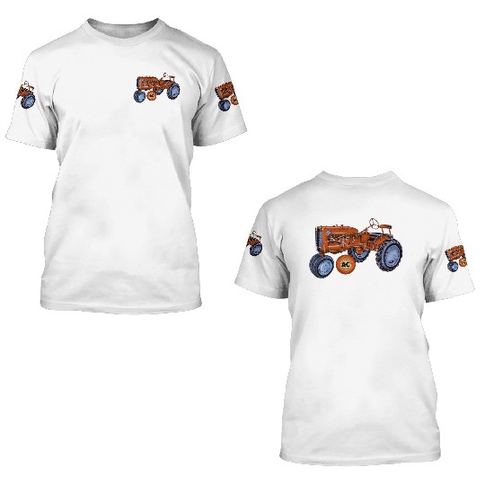 Allis Chalmers Tractor USA 3D T Shirts