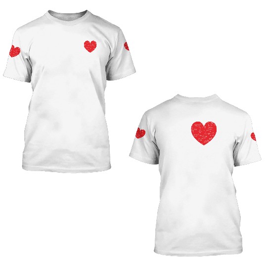I Love Math Heart Math 3D T Shirts