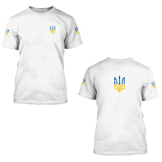 Ukraine Symbol 3D T Shirts