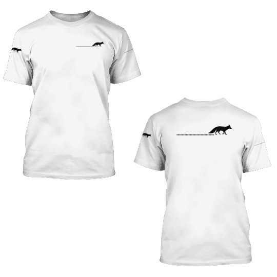 Mountains Nature Fox 3D T Shirts