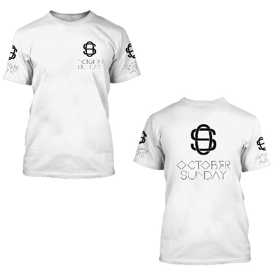 October Sunday 2022 Logo Black 3D T Shirts
