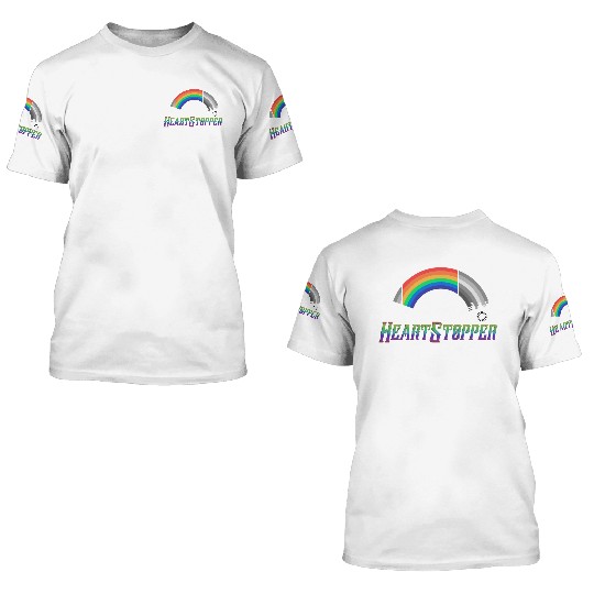 Heartstopper Rainbow LBGTQIA+ Loading 3D T Shirts