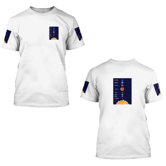 Solar System 3D T Shirts