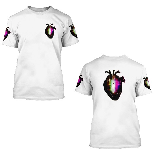 Heart Pilot 3D T Shirts