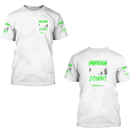 Parkour Free Running Traceur 3D T Shirts
