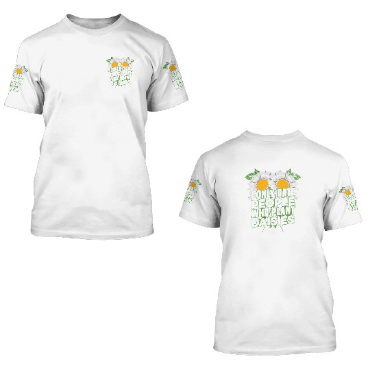 Daisy Garden Gardening Gardener 3D T Shirts