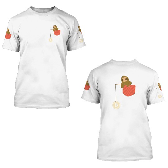 Funny Bitcoin Crypto Blockchain Btc Fun Lovers 3D T Shirts