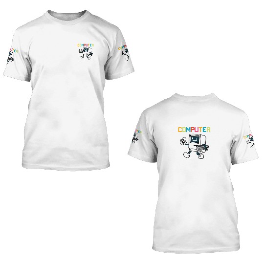 Computer Engineer Scientist Admin Programmer Gift 3D T Shirts