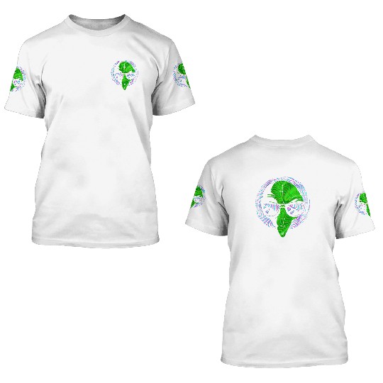 Alien Gift Extraterrestrial UFO AREA 51 Sci-fi 3D T Shirts
