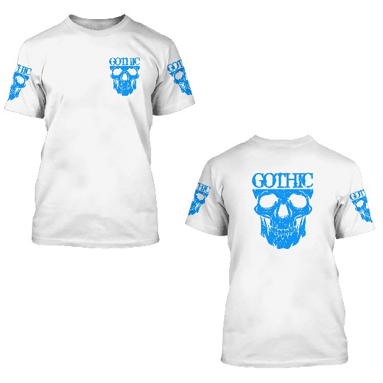 Gothic Skull 3D T Shirts