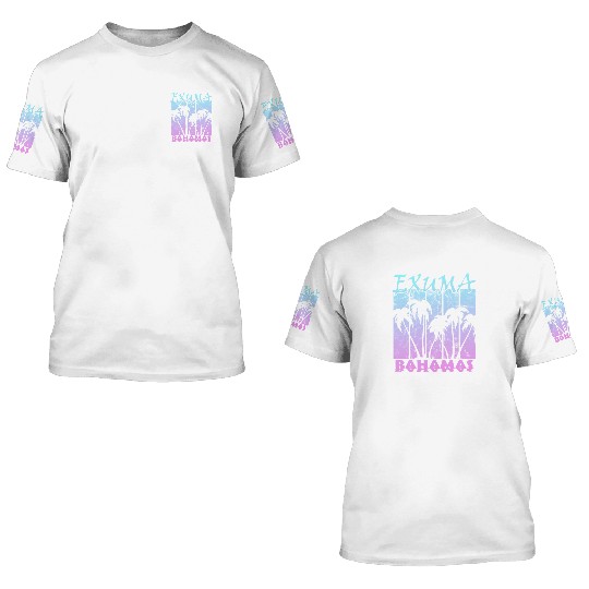 Exuma Bahamas 3D T Shirts