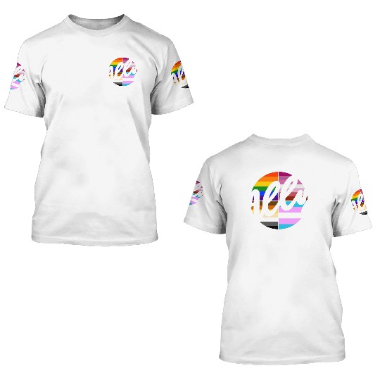 Allyship - LGBTIQ Queer Gay Pride CSD Ally 3D T Shirts