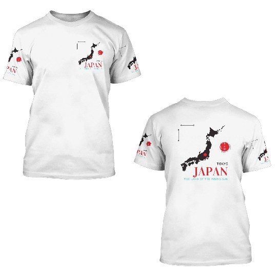 Tokyo Japan Souvenir 3D T Shirts