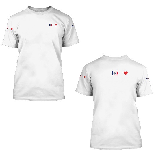 Iowa Heartbeat Gift 3D T Shirts
