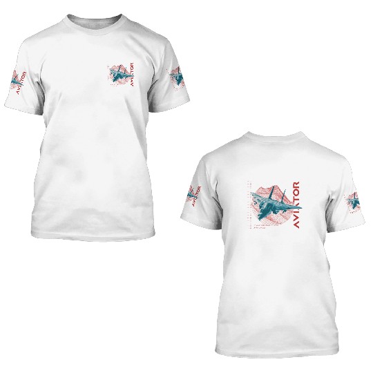 Aviator F-14 Tomcat 3D T Shirts