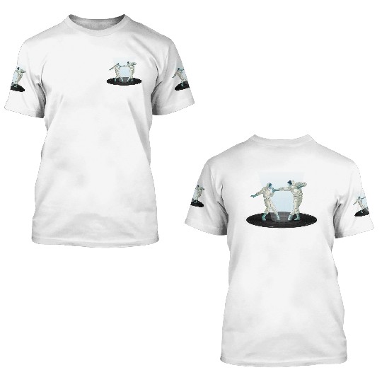 Dancing Astronauts 3D T Shirts