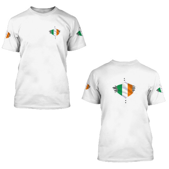 Ireland flag proud irish 3D T Shirts