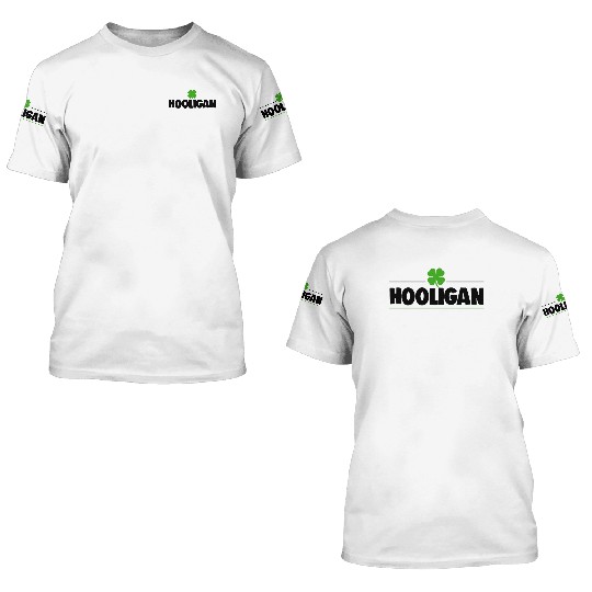 Hooligan Fun Ireland St. Patrick's Day 3D T Shirts
