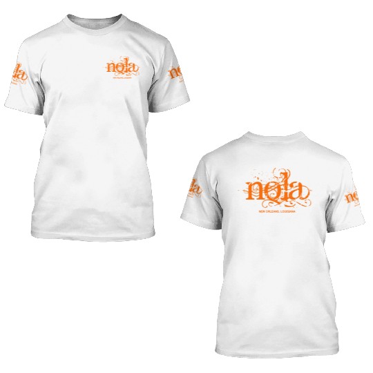 NOLA New Orleans 3D T Shirts