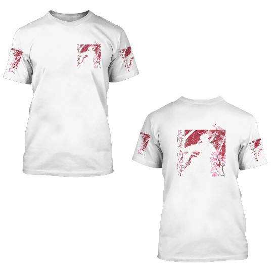 Japan Sakura 3D T Shirts