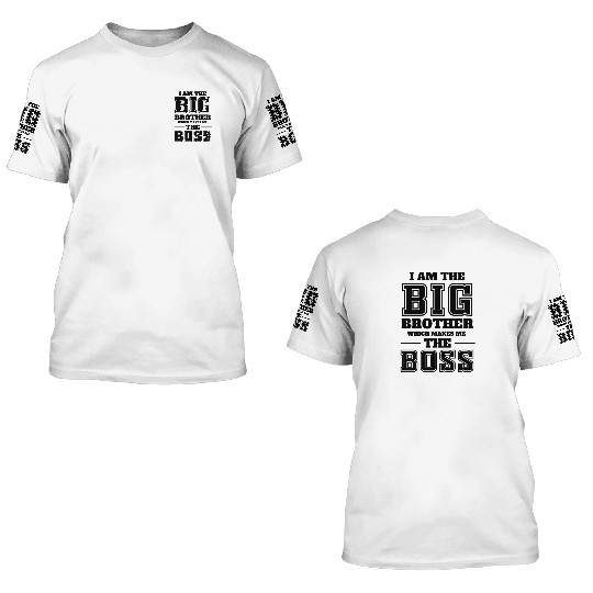 Big Brother Boss 3D T Shirts