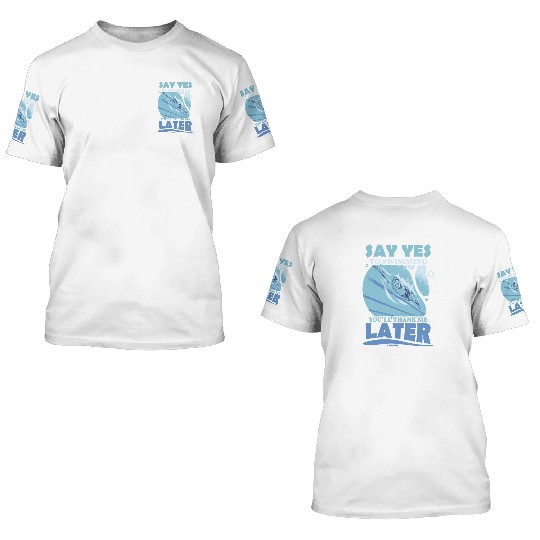 To swim 3D T Shirts