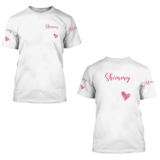 Shimmy 'Til You Drop Belly Dancing Belly Dancer 3D T Shirts