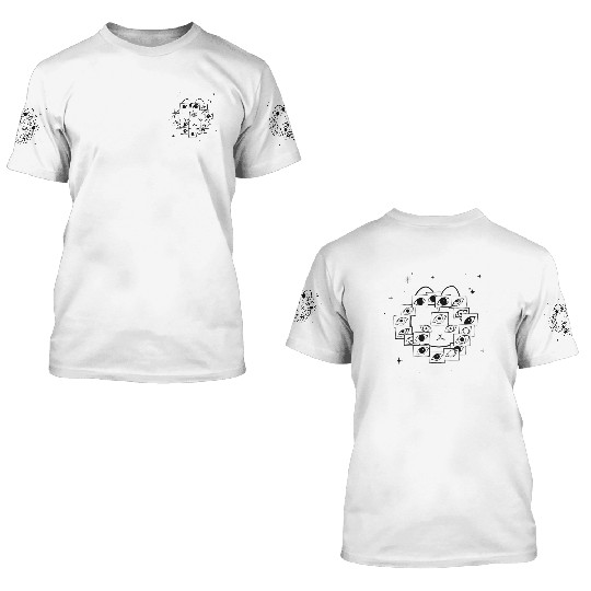 illuminati bunny 3D T Shirts