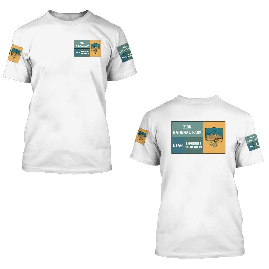 Zion National Park 3D T Shirts