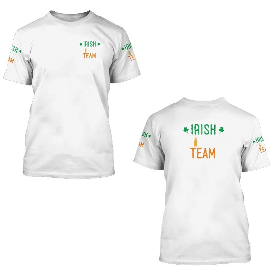 Irish drinking team 3D T Shirts