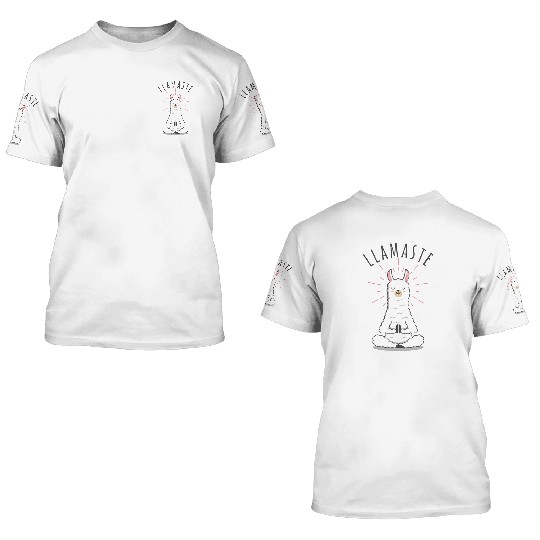 HALF MOON YOGA POSE 3D T Shirts