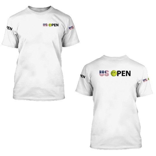 US Tennis Tournament 3D T Shirts