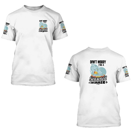 To swim 3D T Shirts