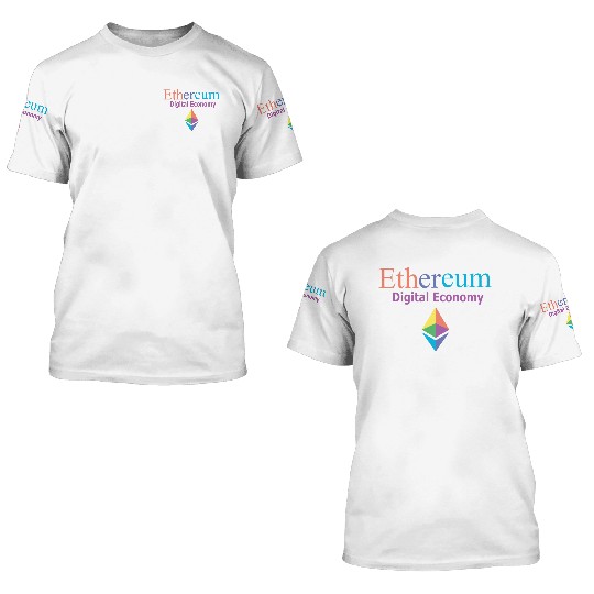 ETHEREUM DIGITAL ECONOMY 3D T Shirts