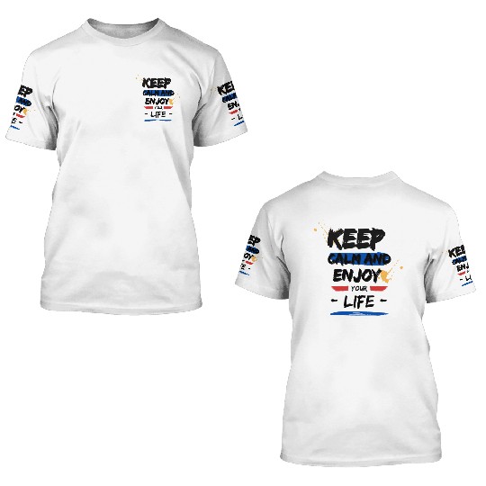 Keep calm 3D T Shirts