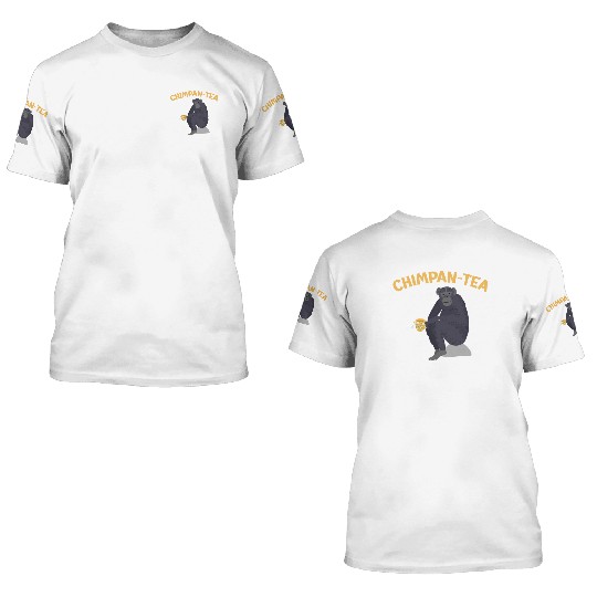 Chimpantea Chimpanzee Monkey Animal Zookeeper 3D T Shirts