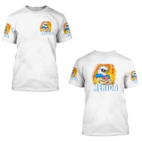 MERICA 3D T Shirts