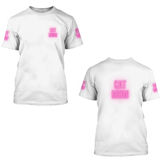 CAT mom 3D T Shirts