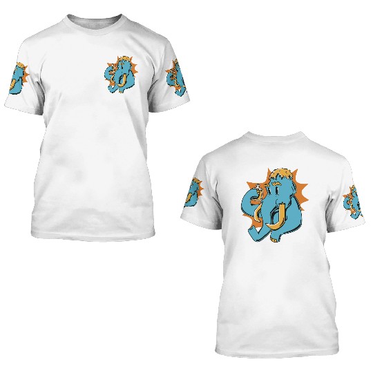 Mammoth animal 3D T Shirts