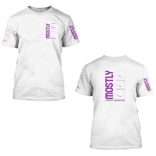Lupus Awareness 3D T Shirts, Mostly Running Empty,