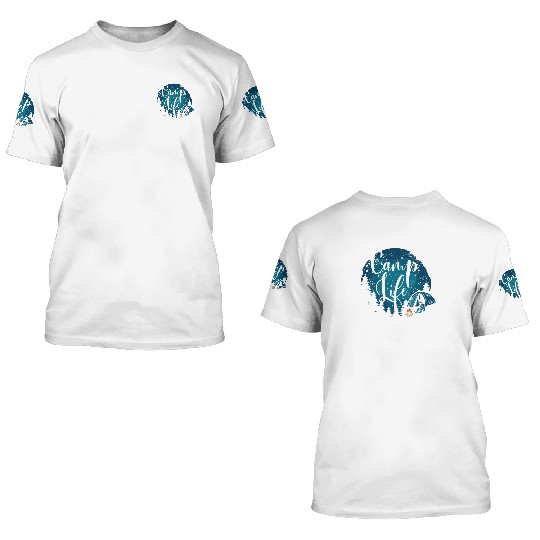 Camping Camper Present Nature Lover Van 3D T Shirts