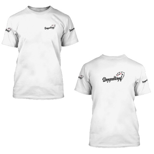 Doppelkopf Card Game Doko Card Game 3D T Shirts