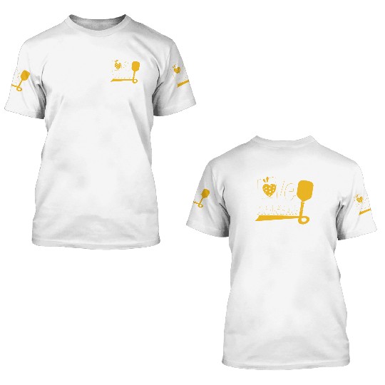 Love pickleball 3D T Shirts
