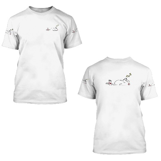Westie Sake Drunk 3D T Shirts